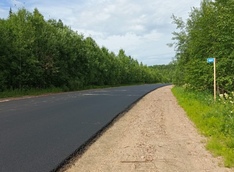 Продолжается ремонт автомобильной дороги Сыктывкар - Троицко-Печорск на участке Сыктывкар – Пузла - Крутая